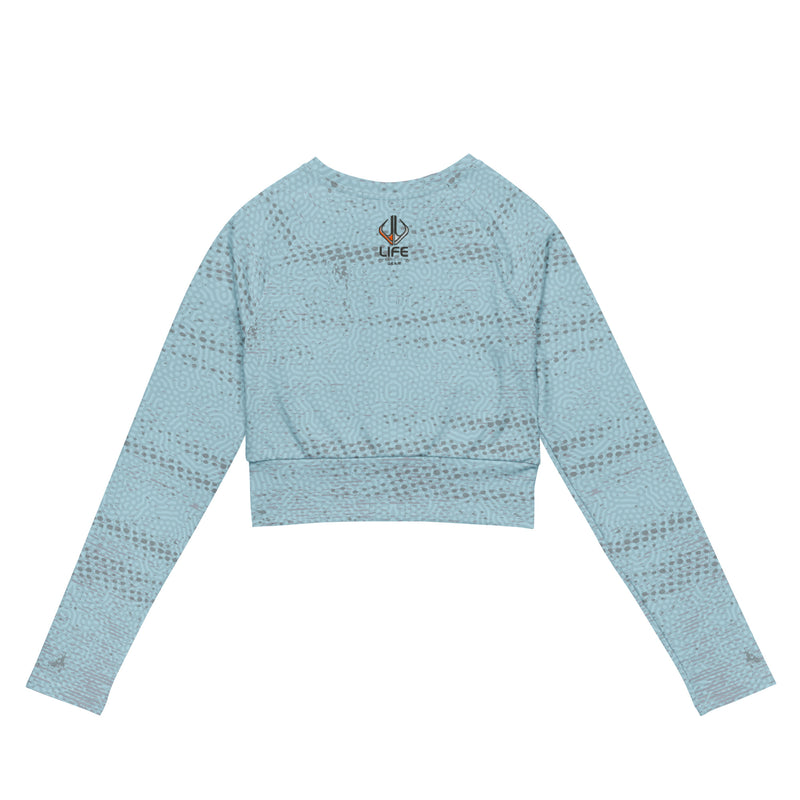 Women's ADAPT - Crop Top Skin - Keys Blue | Shark Grey