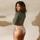 Women's ADAPT - Crop Top Skin - OD Green | Mangrove Mud