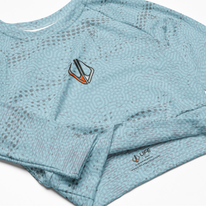 Women's ADAPT - Crop Top Skin - Keys Blue | Shark Grey