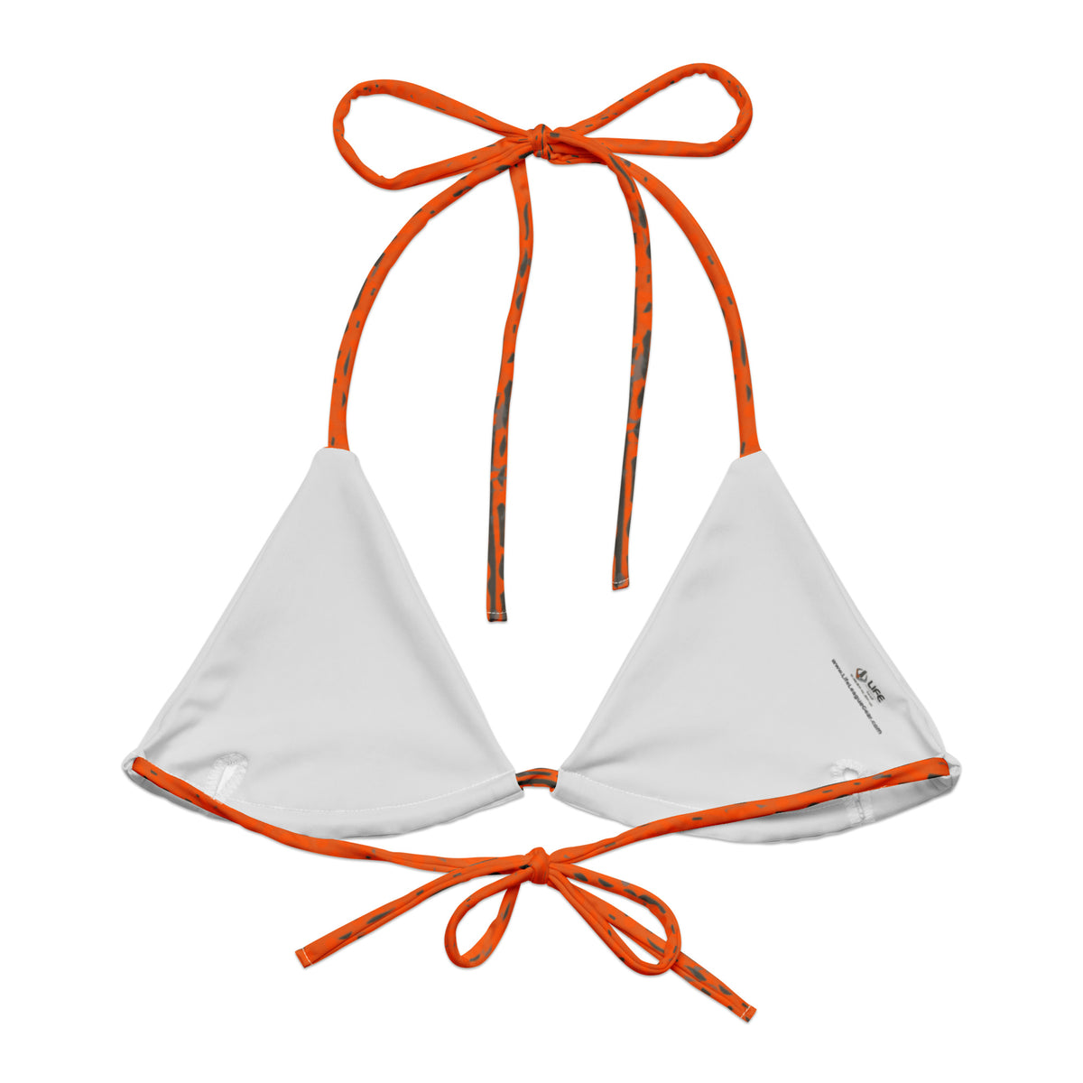★LOOPLOOP★ Shirring Reversible Bikini Top Preppy Check Gre Reversible String Bikini Top - Helen Jon - Londo Mondo