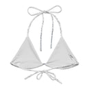 Women's ADAPT - String Bikini Top - Cloud White | Shark Grey