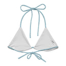 Women's ADAPT - String Bikini Top - Keys Blue | Shark Grey