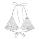 Women's ADAPT - String Bikini Top - Cloud White | Shark Grey