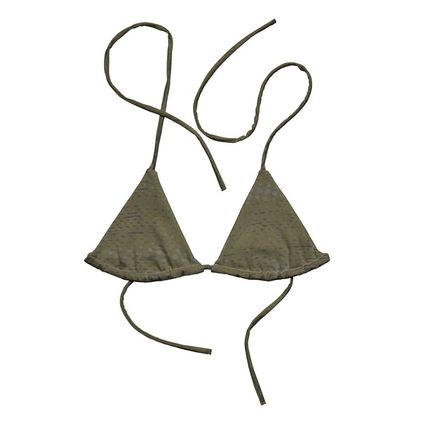 Women's ADAPT - String Bikini Top - OD Green | Mangrove Mud