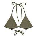 Women's ADAPT - String Bikini Top - OD Green | Mangrove Mud