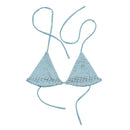 Women's ADAPT - String Bikini Top - Keys Blue | Shark Grey