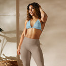 Women's ADAPT - String Bikini Top - Keys Blue | Shark Grey