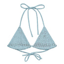 Women's ADAPT - String Bikini Top - Keys Blue | Shark Grey