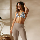Women's Summer - String Bikini Top - Grey Camo
