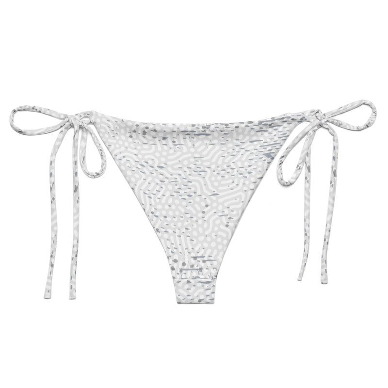 Women's ADAPT - String Bikini Bottom - Cloud White | Shark Grey
