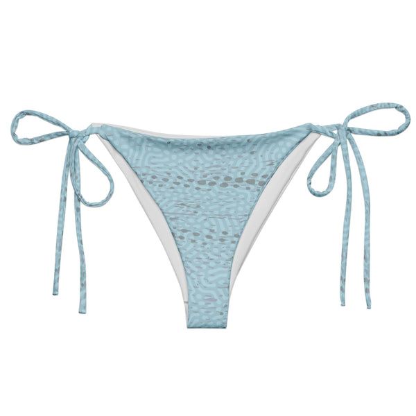 Women's ADAPT - String Bikini Bottom - Keys Blue | Shark Grey