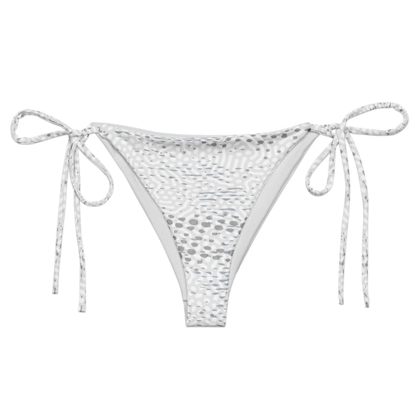 Women's ADAPT - String Bikini Bottom - Cloud White | Shark Grey