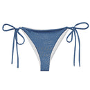 Women's ADAPT - String Bikini Bottom - Ocean Blue | Shark Grey
