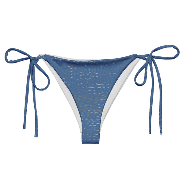 Women's ADAPT - String Bikini Bottom - Ocean Blue | Shark Grey