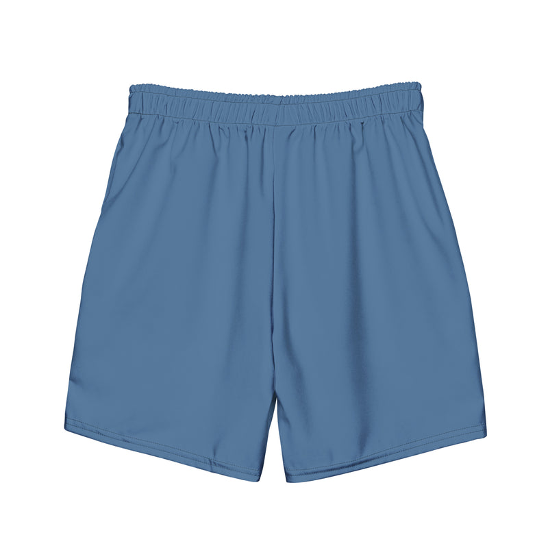 Enjoy Life. - Men's Swim/Gym Hybrid Shorts (OCEAN BLUE CORAL)