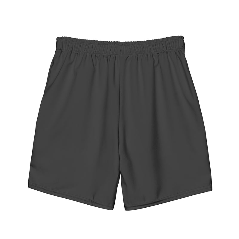Enjoy Life. - Men's Swim/Gym Hybrid Shorts (CHARCOAL BLACK)