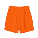 Enjoy Life. - Men's Swim/Gym Hybrid Shorts (LIGHT GREY/ORANGE)