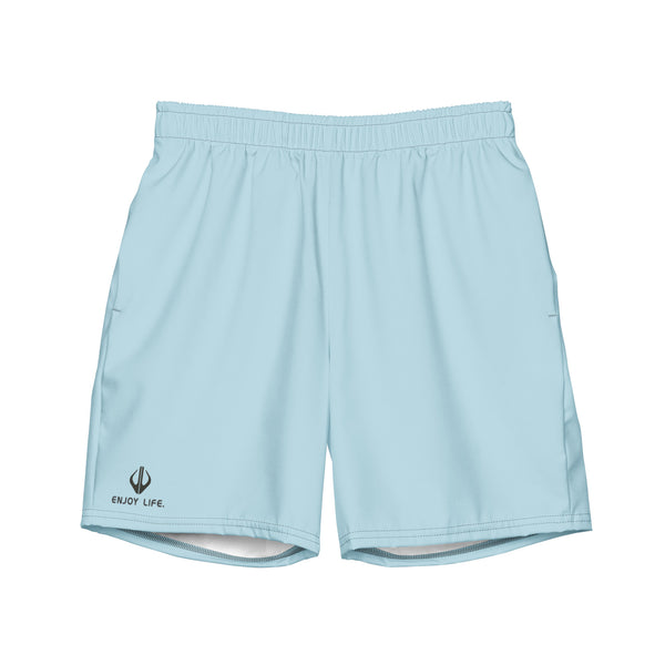 Enjoy Life. - Men's "HYBRID" Swim/Gym Hybrid Shorts (LIGHT BLUE)