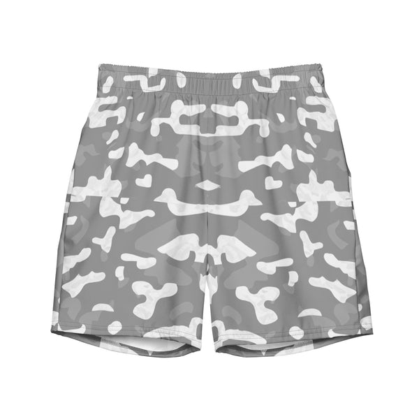 Life League Gear - Men's Summer Grey Camo Swim/Gym Hybrid Shorts