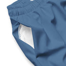 Enjoy Life. - Men's "HYBRID" Swim/Gym Hybrid Shorts (OCEAN BLUE CORAL)