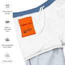 Enjoy Life. - Men's "HYBRID" Swim/Gym Hybrid Shorts (OCEAN BLUE CORAL)