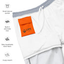 Life League Gear - Men's "HYBRID" Swim/Gym Hybrid Shorts (COOL GREY)