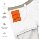 Enjoy Life. - Men's "HYBRID" Swim/Gym Hybrid Shorts (DESERT TAN)