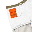 Enjoy Life. - Men's "HYBRID" Swim/Gym Hybrid Shorts (OD GREEN)