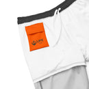 Enjoy Life. - Men's "HYBRID" Swim/Gym Hybrid Shorts (DARK GREY)