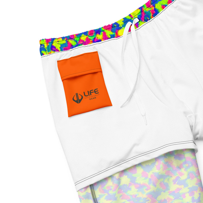 Life League Gear - Men's Summer Miami Swim/Gym Hybrid Shorts