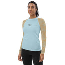 Life League Gear - Coral Skin - Sunset Orange/Keys Blue - Women's Rash Guard