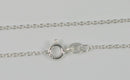 Sterling Silver Cable Chain,  .925 Sterling Cable Chain 1mm