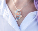 Mermaid Jewelry for Women Sterling Silver- Mermaid Necklaces for Women, Mermaid Gift Ideas for Adults