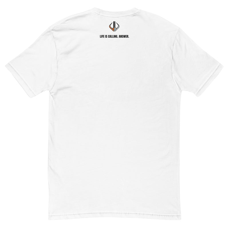 LIFE IS CALLING. ANSWER. - Life League Gear - Short Sleeve T-shirt - White