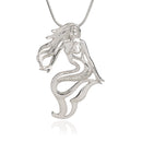 Mermaid Jewelry for Women Sterling Silver- Mermaid Necklaces for Women, Mermaid Gift Ideas for Adults