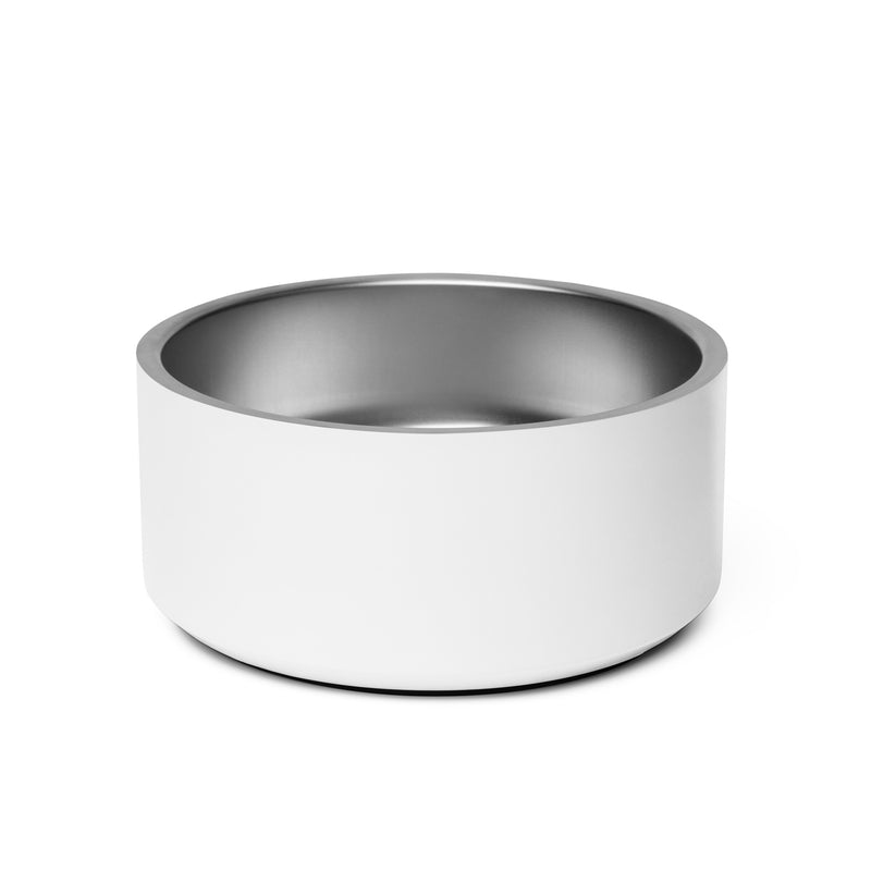 Maxson Media - "Keep Going" Stainless Steel Pet Bowl with Rubber Base