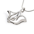 Stingray Necklace Sterling Silver- Manta Ray Necklace for Women, Stingray Jewelry, Scuba Diving Jewelry, Ocean Fine Jewelry