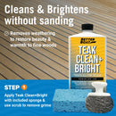 Teak Cleaner Brightening and Sealer Set