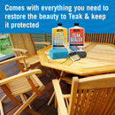 Teak Cleaner Brightening and Sealer Set