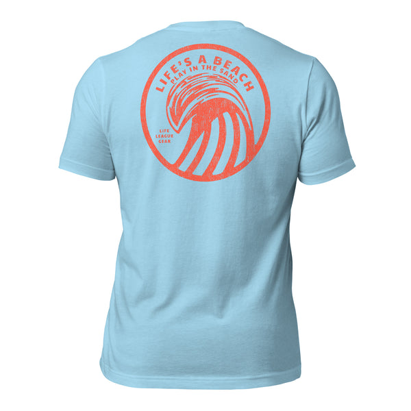Life League Gear - LIFE'S A BEACH PLAY IN THE SAND - Unisex T-Shirt