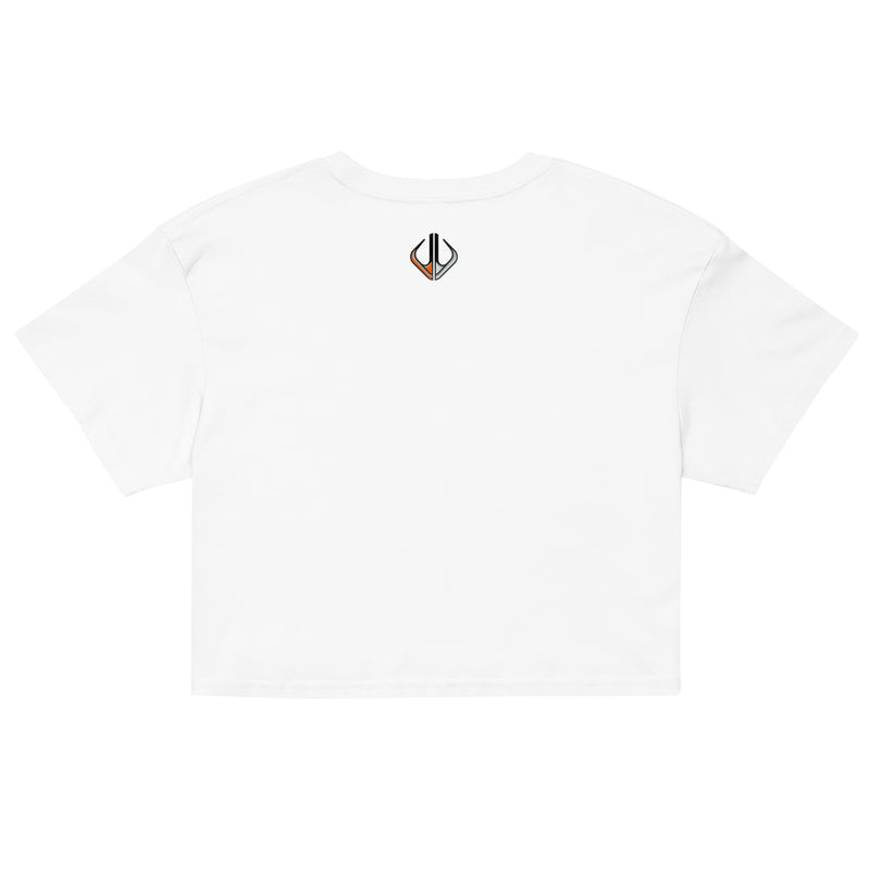 LIFE IS CALLING. ANSWER. - Life League Gear - Women’s Crop Top - White