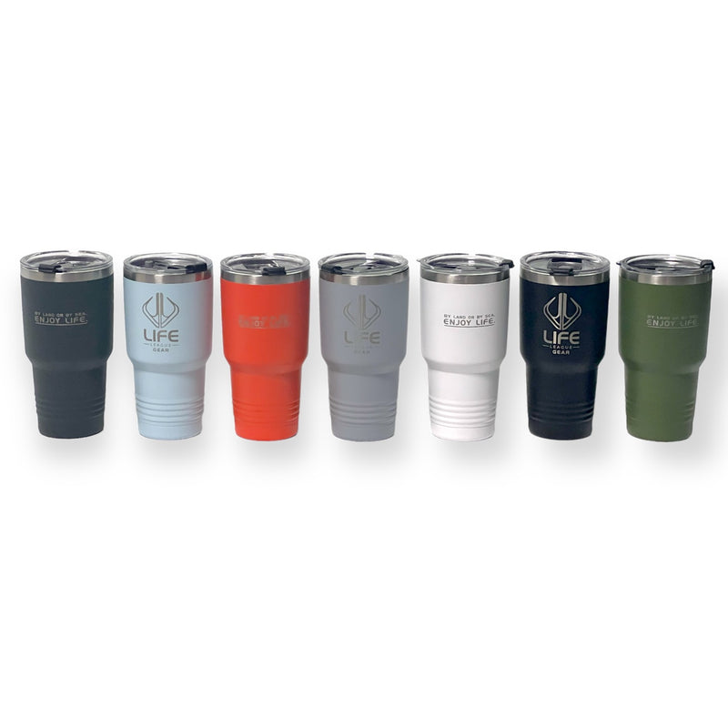 30 oz Insulated Stainless Steel Tumbler with Sure Grip Design