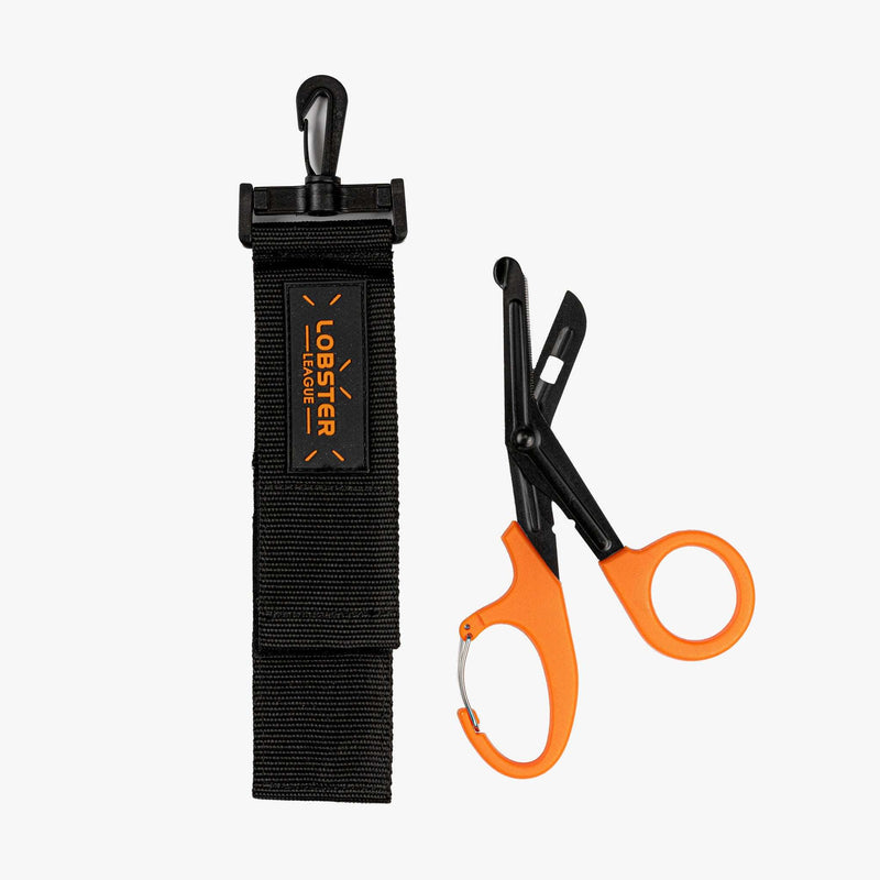 Lobster League - Rescue Diver / Lionfish Shears with Built-in-Clip