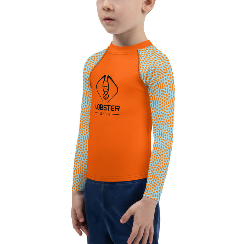 Lobster League Kids (Boys) Diver's Guard HIGH VISIBILITY (Orange/Light Blue)