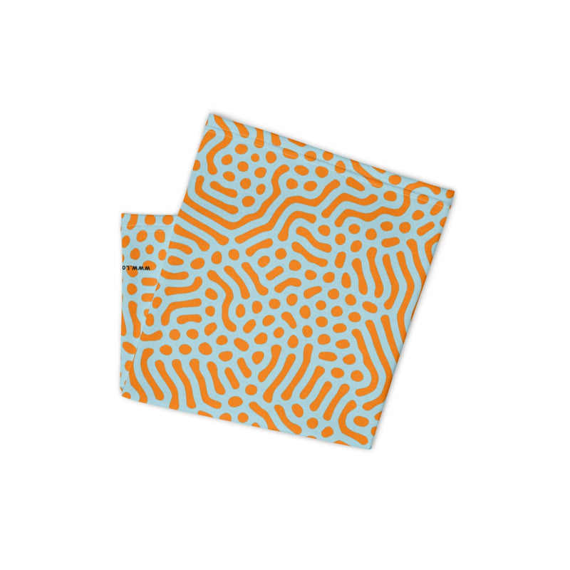 Lobster League Gear Face Guard (Light Blue and Orange)