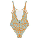 Life League Gear - "Coral Reef" - Women's One Piece (Coral and Blue, White Trim)