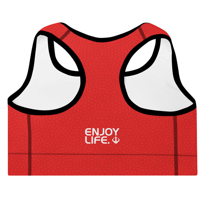 Life League Gear - "Diver" - (White or Black Trim) Women's Padded Sports Bra / Dive Top