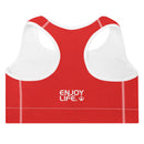 Life League Gear - "Diver" - (White or Black Trim) Women's Padded Sports Bra / Dive Top