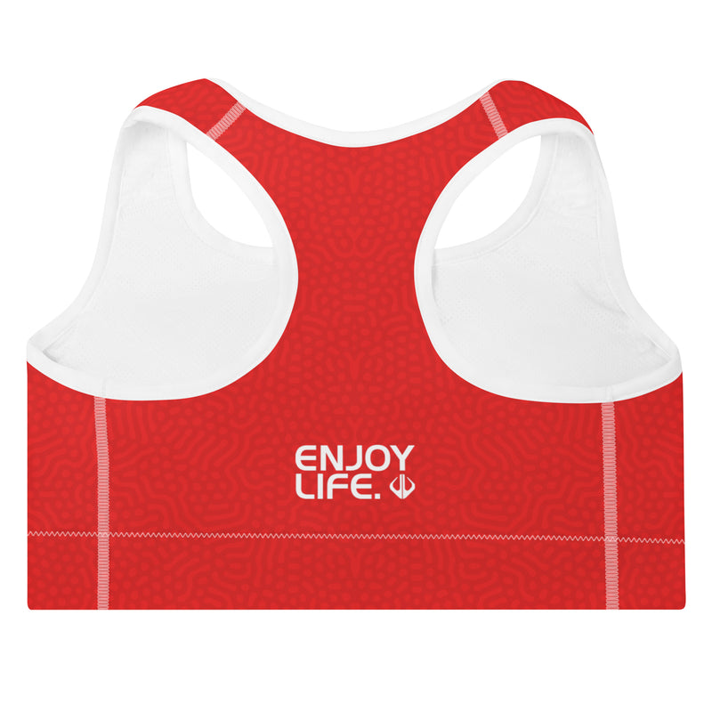 Life League Gear - "Diver" - (White or Black Trim) Women's Padded Sports Bra / Dive Top