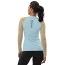 Lobster League "CORAL HUNTRESS" Women's Diver's Skin Light Blue/Orange/Coral